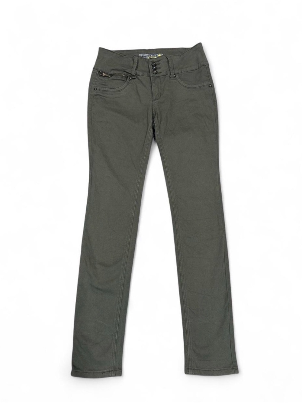 Aras Jeans Levantacola Women’s Size 9 Olive Green Skinny Pants High Waist